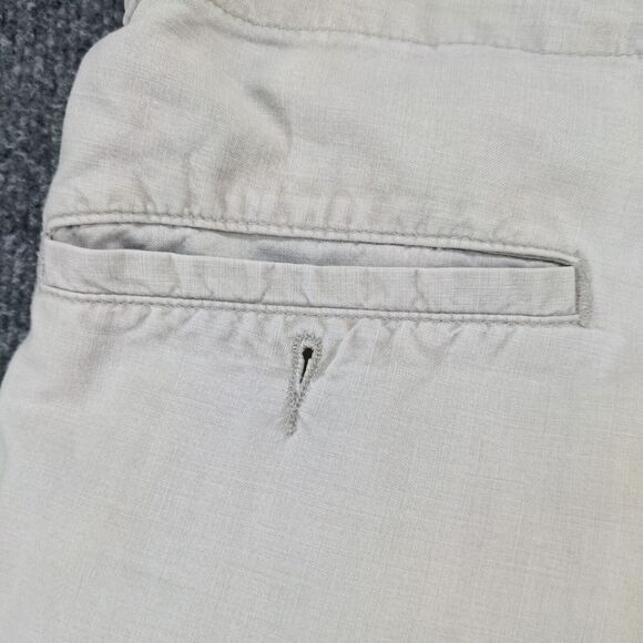 Dockers Mens Chino Shorts Cream Size 34 Slash Pockets Distressed - Picture 11 of 16